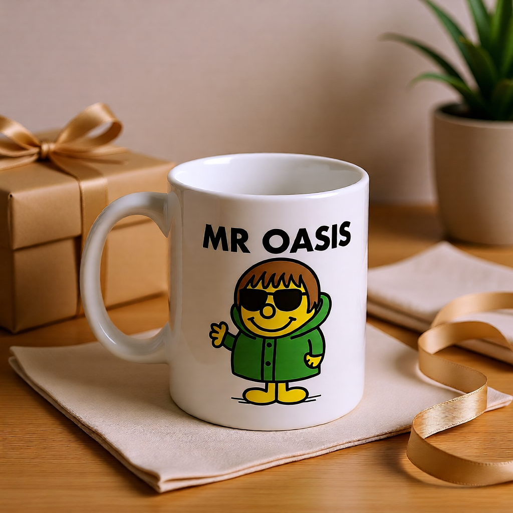 Mr Oasis Mug - Funny Music Lover Gift
