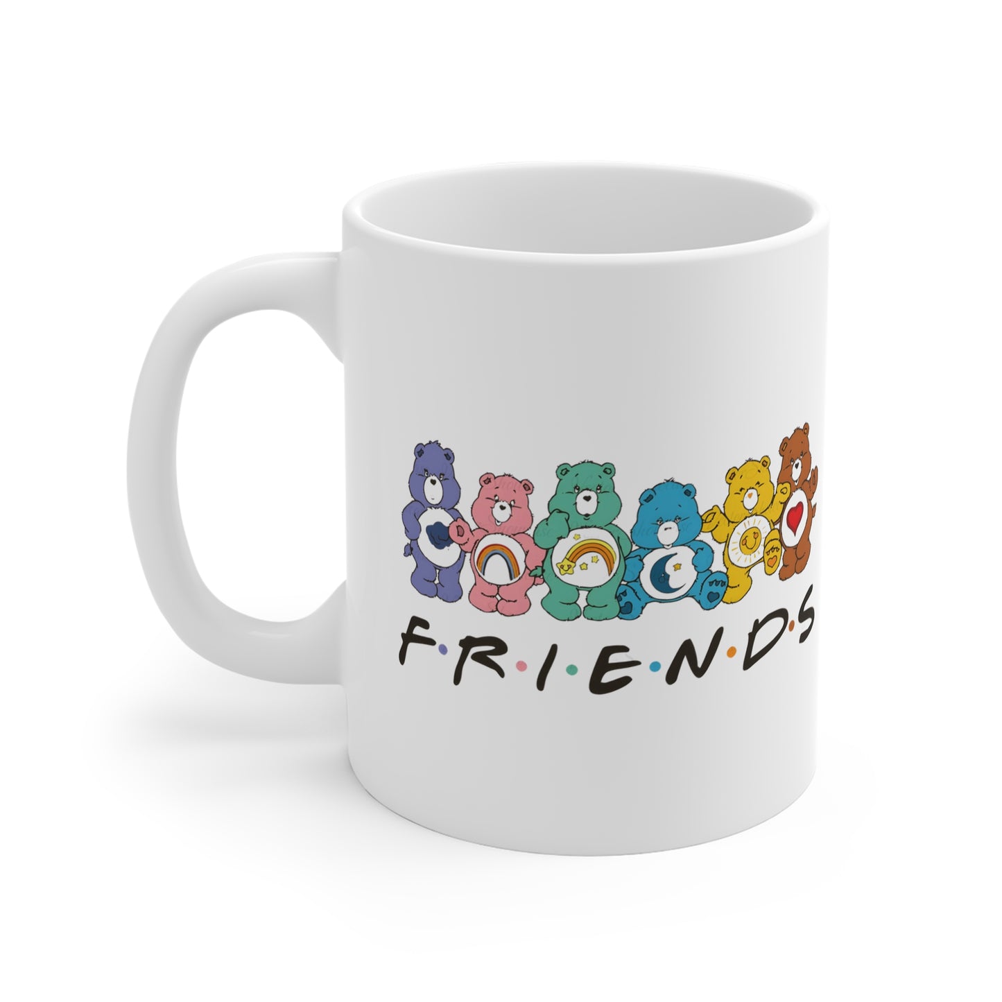 Care Bears Mug – Retro Friends Coffee Cup, 11oz Ceramic Gift