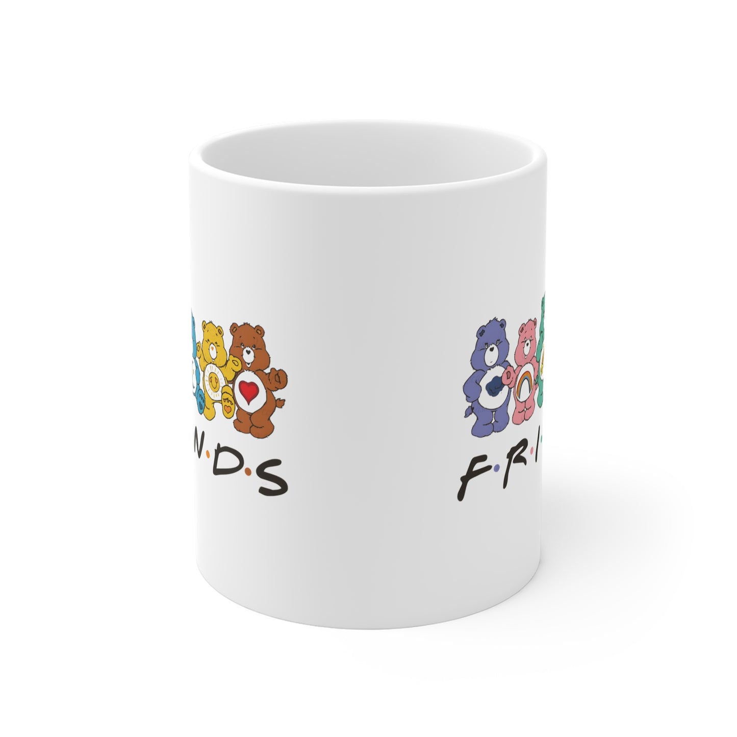 Care Bears Mug – Retro Friends Coffee Cup, 11oz Ceramic Gift