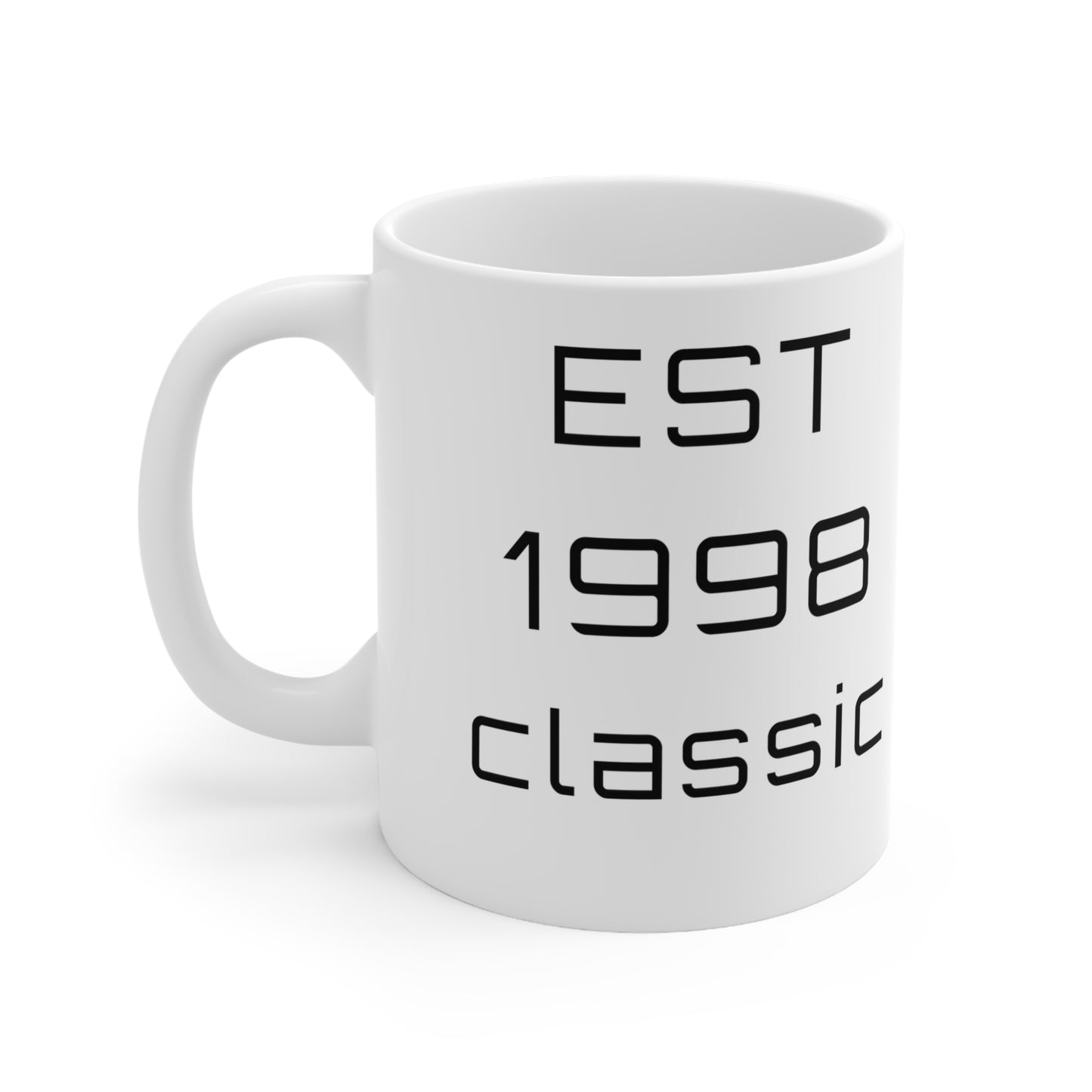1998 Birthday Mug – Est. 1998 Classic Retro Mug