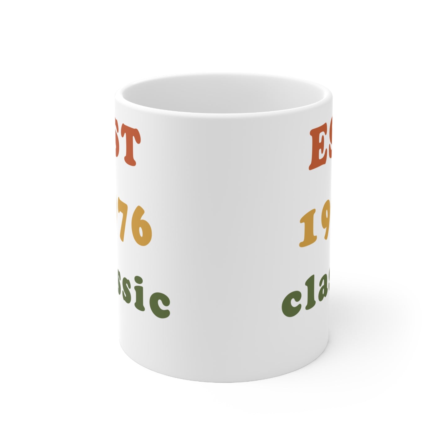1976 Birthday Mug – Est. 1976 Classic Retro Mug