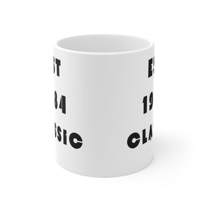 1984 Birthday Mug – Est. 1984 Classic Retro Mug