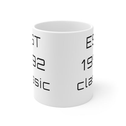 1992 Birthday Mug – Est. 1992 Classic Retro Mug
