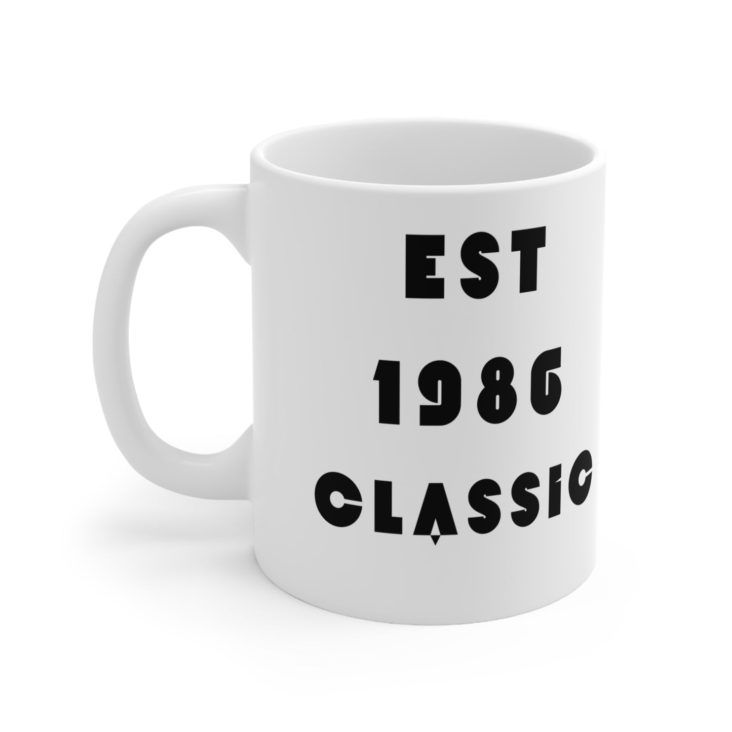 1986 Birthday Mug – Est. 1986 Classic Retro Mug