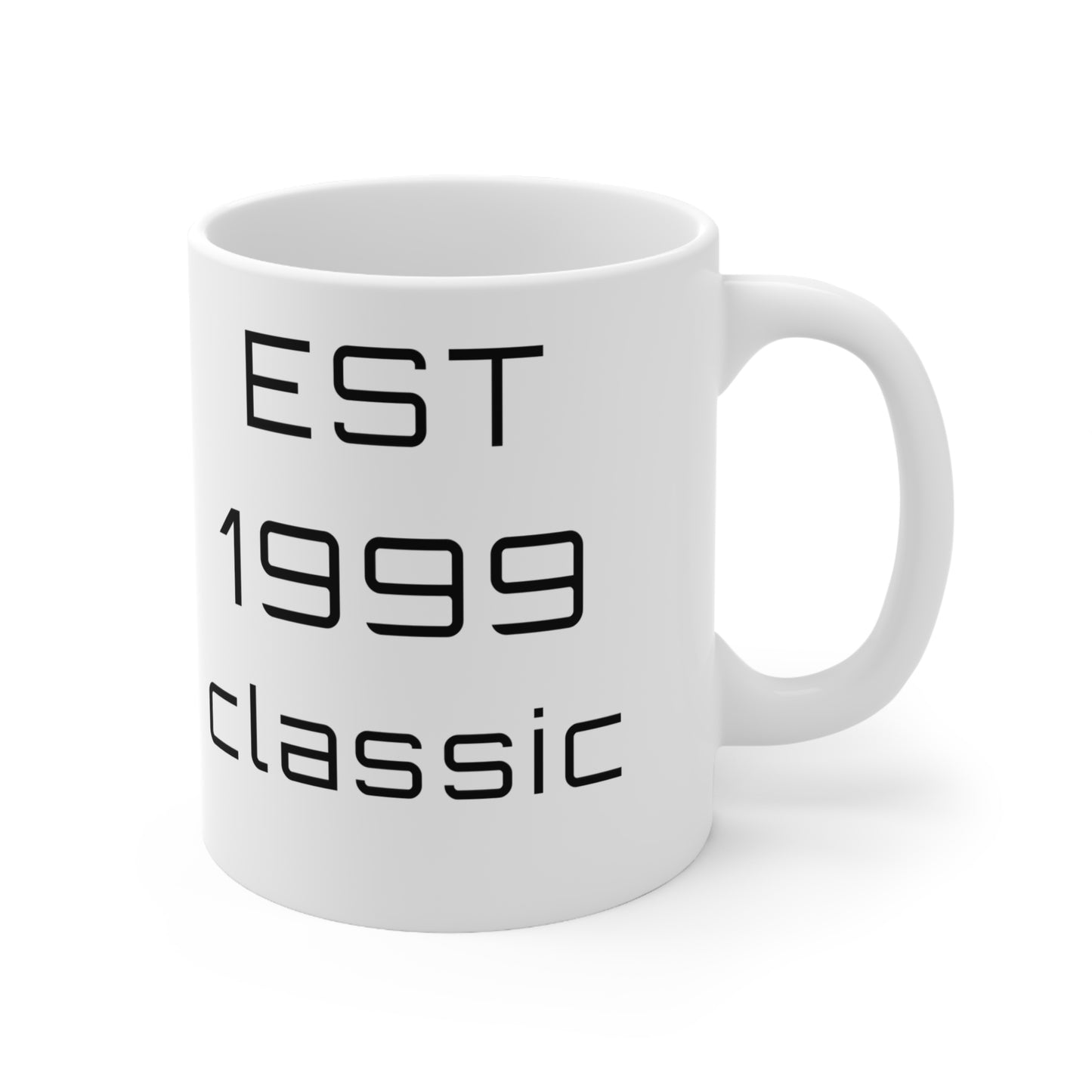 1999 Birthday Mug – Est. 1999 Classic Retro Mug