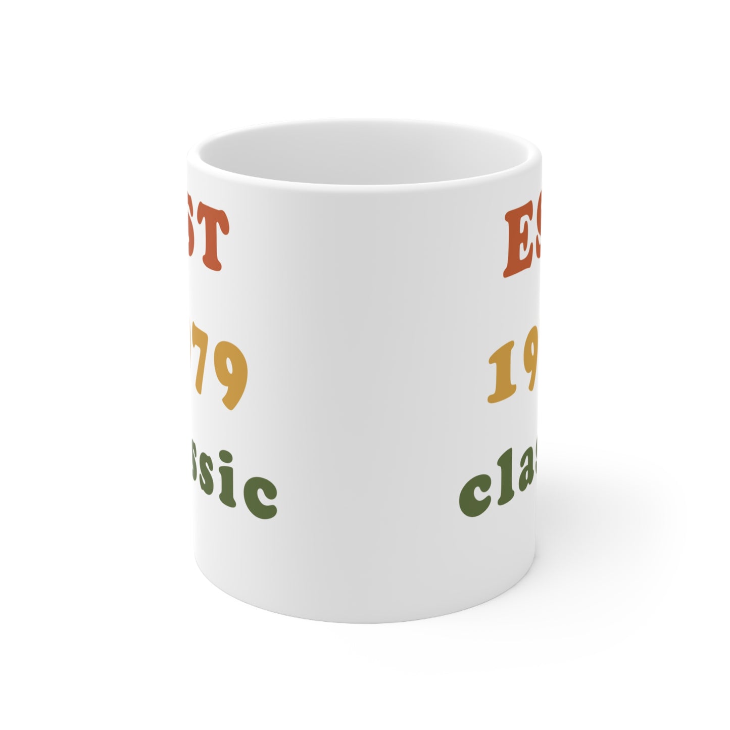 1979 Birthday Mug – Est. 1979 Classic Retro Mug