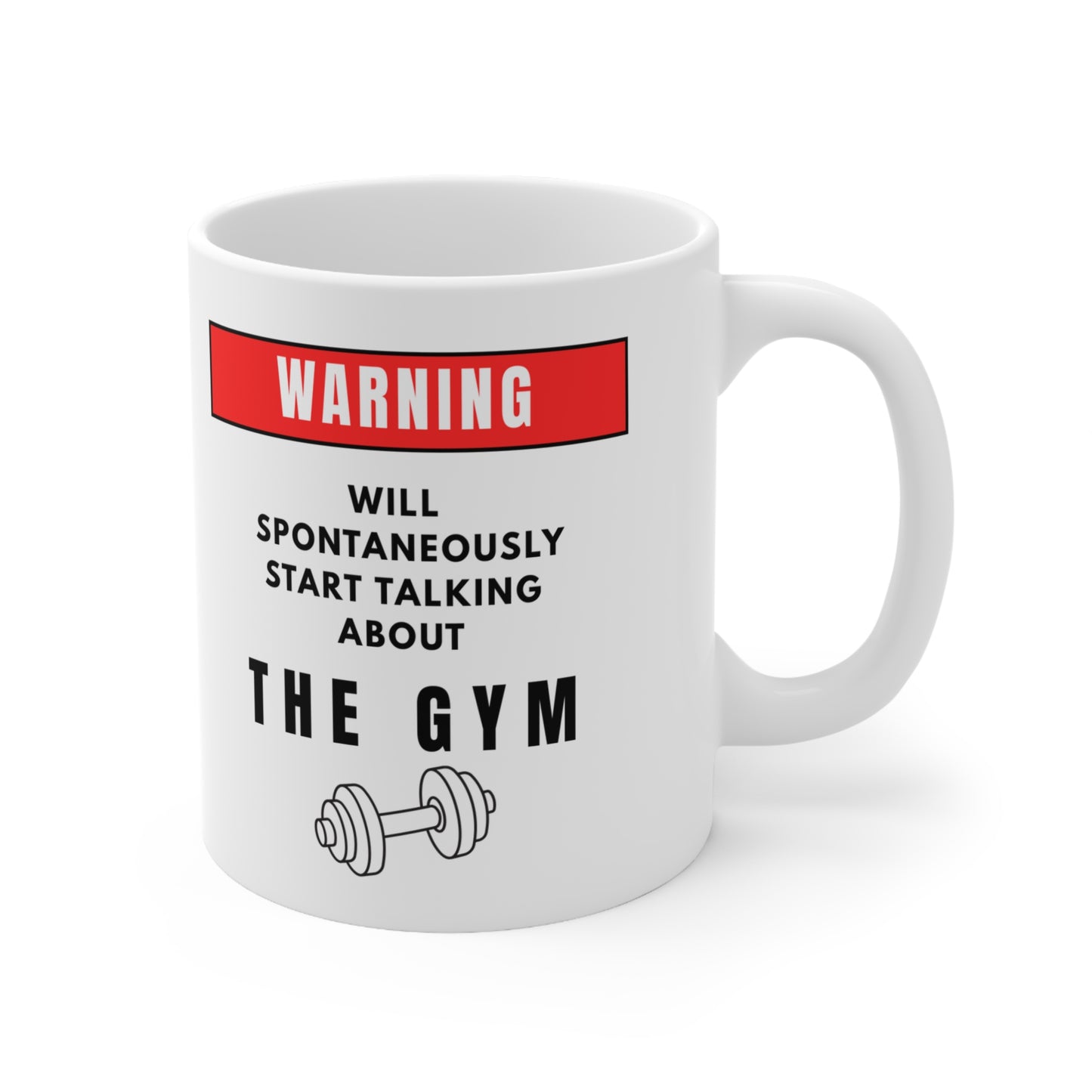 Warning Will Talk About Gym Mug